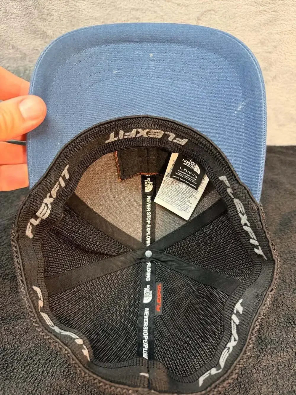 The North Face Truckee Trucker Hat Size L/XL Shady Blue Earthscape